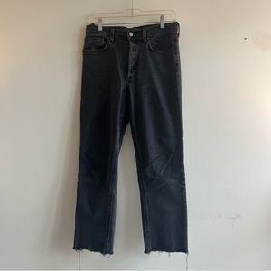 Denim Forum The Arlo High Rise Straight Size 28